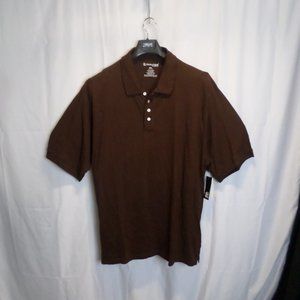 🙈NWT Evolution brown polo